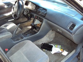 1996 HONDA ACCORD, 2.2L AUTO EX, COLOR BLACK, STK A15193